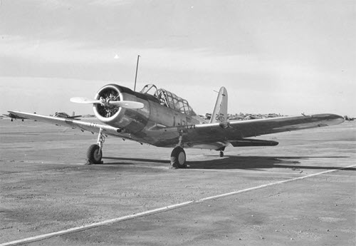 Photo of a Vultee BT-13