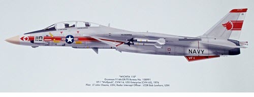 Image of John flying the F-14.